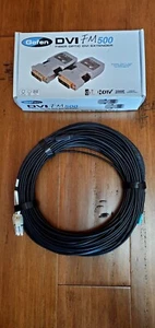 Gefen DVI FM 500 Extender Fiber Optic EXT-DVI-FM500 NIB w/30M fiber optic cable - Picture 1 of 6