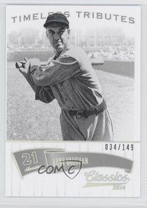 2014 Panini Classics Timeless Tributes Silver /149 Arky Vaughan #9 HOF