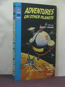 1st, signed by editor, Adventures on Other Planets ed by Donald Wollheim (1955) - Picture 1 of 3