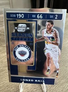LONZO BALL 2019-20 PANINI OPTIC CONTENDERS SILVER PRIZM NEW ORLEANS PELICANS - Bild 1 von 2