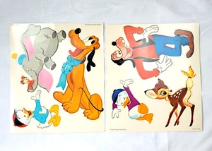 Arte de pared de colección Walt Disney Prod Punch Recortes Goofy Pluto Bambi Dumbo Duck 6 piezas - Imagen 1 de 10