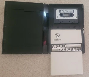 Cassetta gioco WORD PERFECT COMMODORE 64 - completa e in ottime condizioni - Foto 1 di 3
