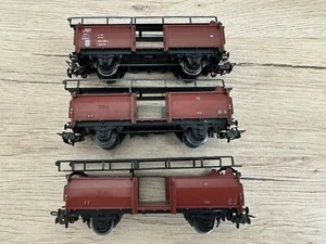 3 x Märklin H0 Autotransporterwagen unbeladen guter Zustand - Picture 1 of 6