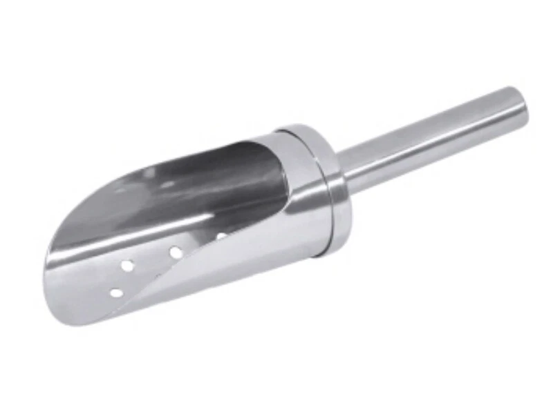 Eisschaufel klein gelocht Edelstahl Cocktails Shaken Mixen Bar Cocktail Shaker