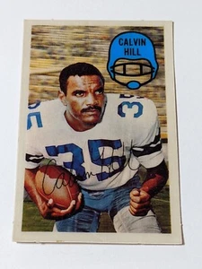 1970 XOGraph Lenticular 3-D Super Stars CALVIN HILL! Dallas Cowboys! Grant's Dad - Picture 1 of 2