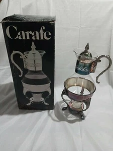 Carafe Leonard Silver Plated 10 Cup Warmer #1153 w/Box Coffee Pot Kitchenware - Picture 1 of 11