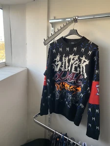 VTG Diesel multicolor holidays sweater - Picture 1 of 9
