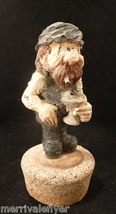 Estatuilla de motociclista de agua quemada de Jeff Foxworthy con tatuaje de mamá ¡rarara! - Imagen 1 de 8