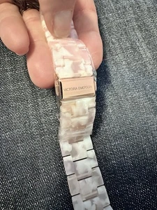 NWOT Victoria Emerson Apple Watch Band Pink Stone - Zdjęcie 1 z 8