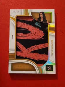 ๐#23/50 ROXANNE PEREZ 2023 Panini Immaculate WWE Shirt Jumbo Patch Beautiful - Picture 1 of 3