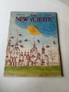 New Yorker magazine April 18 1983 Joseph LOW Sun birds Spring Vintage - Picture 1 of 2
