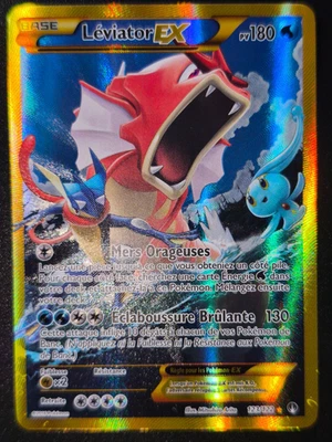 Carte Pokémon Léviator EX 123/122 FULL ART XY Rupture Turbo FR NEUVE - Photo 1/4