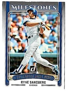 RYNE SANDBERG Cubs ~ 2025 Donruss Milestones ~ FREE SHIPPING - Picture 1 of 1