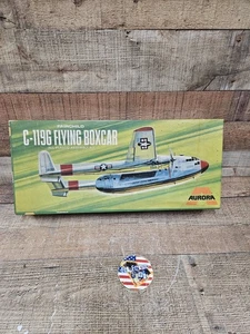 Kit Aurora Fairchild C-119G Flying Boxcar 1969 escala #393-250 sin usar  - Imagen 1 de 21