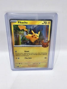 2024 Pokemon Trick or Trade 018/091 Pikachu Cosmos Holo - Picture 1 of 2