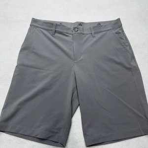 Adidas Men's Shorts Flat Front Pockets Belt Loops Size 34 - Picture 1 of 13