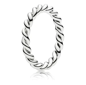 Pandora Twist Stackable Ring 925 Sterling Silver Size N 54 - Picture 1 of 4