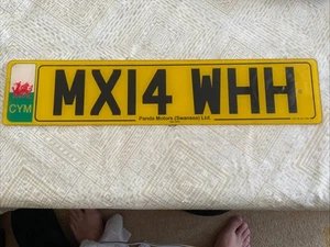GREAT BRITAIN WALES SWANSEA CYM ID & DRAGON FLAG 2014 # Mx14 WHH LICENSE PLATE - Picture 1 of 1