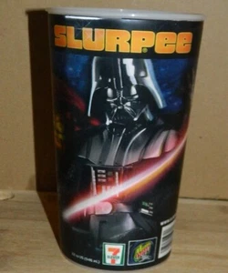 Star Wars Hologramm Slurpee Tasse ~ 32 oz ~ 2005 ~ Darth Vader ~ Yoda - Bild 1 von 2
