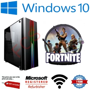 Fast Gaming PC Intel Quad Core Computer 4GB Ram 500GB HDD + 2GB Graphics HDMI - Picture 1 of 6