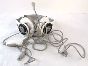 White Computer Headphones With Microphone (RRRR) - Foto 1 di 8