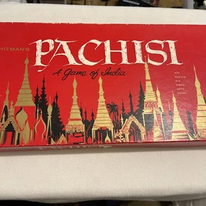1962 Pachisi Game (Parchisi) Whitman’s A Game Of India Vintage - Picture 1 of 4