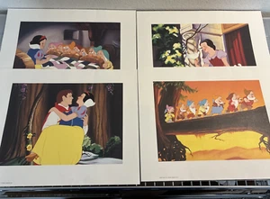Disney Blancanieves y los siete enanitos portafolio litográfico 2001 conjunto de 4  - Imagen 1 de 9
