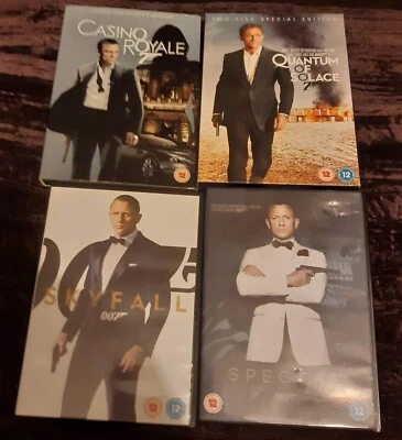 4 James Bond - The Daniel Craig Dvd Collection  - Image 1 of 4
