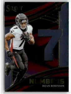 Bijan Robinson 2023 Panini Select #NMB-BRO Select Numbers - Bild 1 von 2