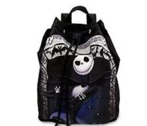 Disney Neu mit Etikett Nightmare Before Christmas Jack Skellington Cinch Sack Rucksack NEU - Bild 1 von 1