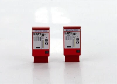 Gaugemaster GM474 2 Train Ticket Machines Pre-Built Model Railway OO Gauge (WB) - Image 1 of 4