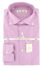 Luigi Borrelli Purple Check Shirt - Extra Slim - 16/41 - (Lb5385pu)