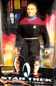 9" Captain Picard MIB Generations Movie Star Trek Original Playmate TOS TNG 94 - Picture 1 of 16