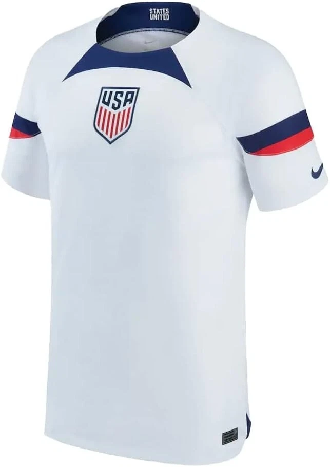 Nike Team USA 2022 World Cup USMNT Stadium Soccer Jersey (DN0706-101) Medium