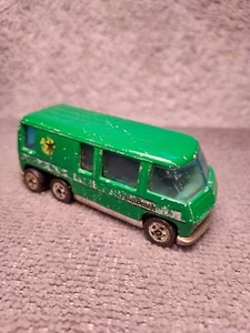 1976 Hot Wheels GMC Motor Home Made in Hong Kong Green Palm Beach 6 ruote COSÌ COM'È - Foto 1 di 8