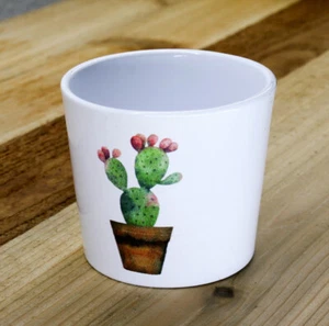 Indoor Garden 3-inch Ceramic Cactus Succulent Flower Planter Pot - Picture 1 of 3