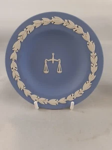 Wedgwood Waage Schmuck Schale blau Jasperware Sternzeichen Serie Vintage britisch - Bild 1 von 9