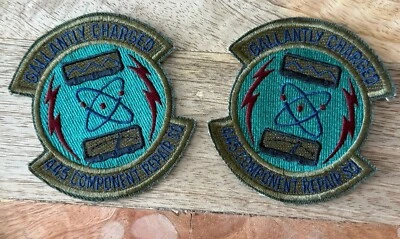 Parche tenue de la USAF - carga galante - reparación de componentes 445 SQ - Fuerza Aérea de los Estados Unidos Foto 1 de 2