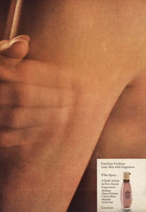 1967 Guerlain: Film Spray Vintage Print Ad - Picture 1 of 1