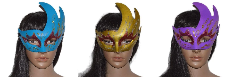 Augenmaske Venezianische Ballmaske Partymaske Maske Disco Fasching Karneval Ball - Bild 1 von 1