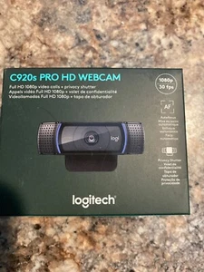 Authentic Logitech C920s Pro HD 1080p Webcam w/ Privacy Shutter (960-001257) NEW - Photo 1/8