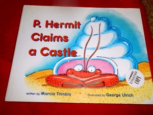 1999 1st Signed Marcia Trimble P HERMIT Crab CLAIMS A CASTLE HC in DJ Geo Ulrich - Imagen 1 de 4