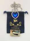 Titanic Necklace Fake Gold Bar RMS White Star Line Heart of the Ocean Necklace