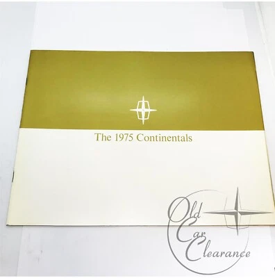 Lincoln Continental 1975 y Mark IV folleto de ventas original del concesionario (LC751)  Foto 1 de 4