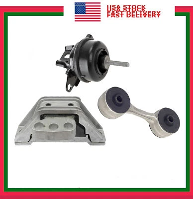 Motor e Trans Mount 3PCS para Cadillac Seville STS SLS 4.6L FWD 1998-1999 - Imagem 1 de 4
