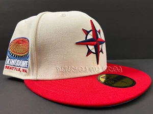 SPORTSWORLD SEATTLE MARINERS OFF WHITE RED ICY KINGDOME PATCH NOT HAT CLUB 7 - Picture 1 of 10