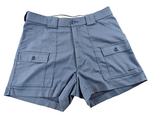 Sportif USA The Original Stretch Garment Men's Cargo Shorts Blue Hiking Size 36