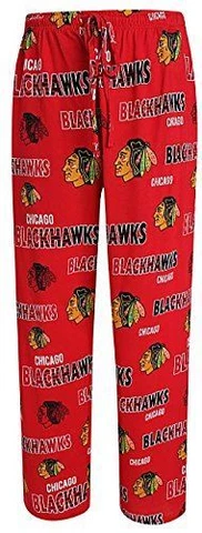Chicago Blackhawks Mens Red Sweep Pajama Pants by Concepts Sports Cover