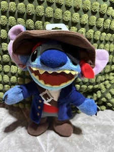 Walt Disney World PlushLilo & Stitch Pirate Stitch 11" Soft Toy With Tags - Picture 1 of 8