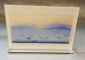 DISNEY Drop Exclusive LION KING ACRYLIC IMAGE Plus Stand Archives Collection - Picture 1 of 6